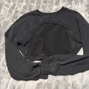 BuffBunny Black Cropped Top